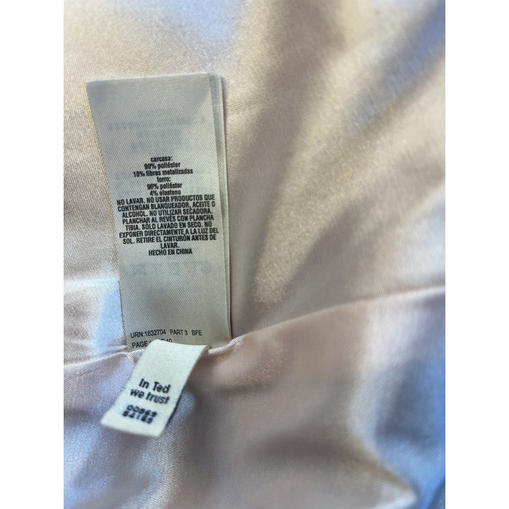 Ted Baker London Mid Pink Clarbel Blossom V Back Jacquard Size 2 MSRP $429 - Picture 7 of 16